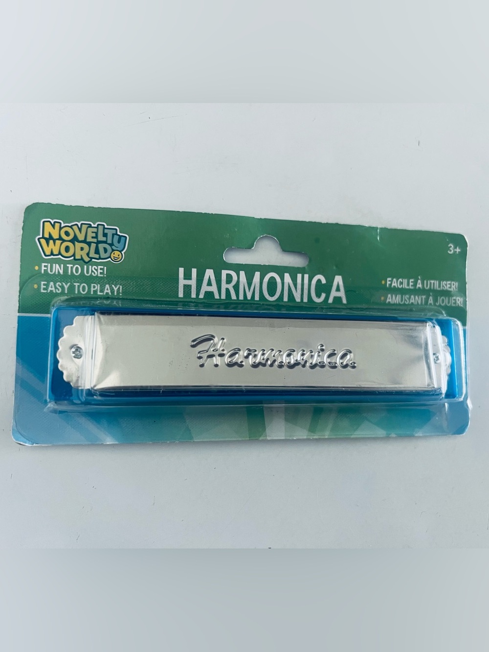 Silver Harmonica - Blue Packaging